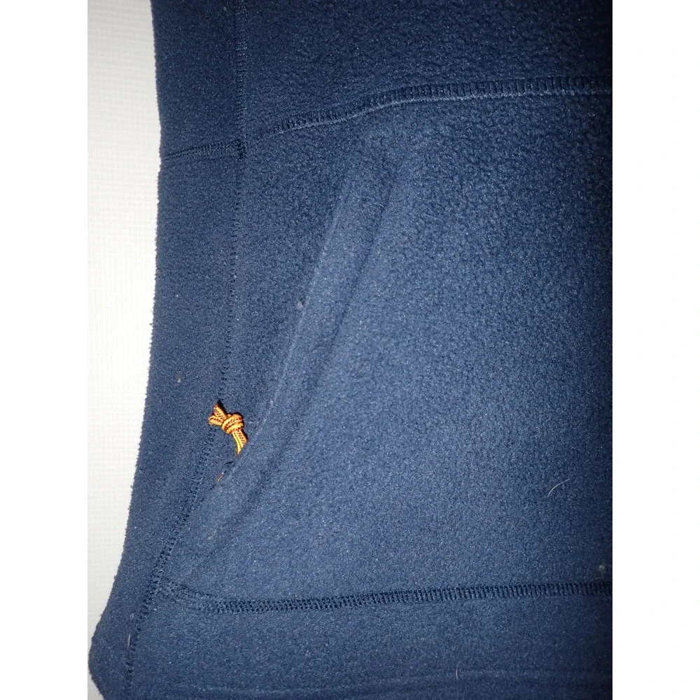 L.L. Bean Women Mountain Classic Fleece Vest XL Blue Zip Outdoor Gorpcore